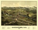 Old sketch / drawing of Goffstown NH