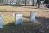 Tombstones: ELLINWOOD--George H., Leonora and Capt. John B.