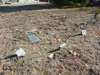 Tombstones, TUTTLE in Merrill Cemetery,  broken and illegible