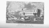 Sketch of Amoskeag Mfg Co. Counting House and buildings on Upper Canal circa 1875