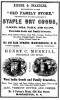 Kidder & Chandler, "Old Family Store" // Henry C. Merrill, wholesale and retail goods - 1864 Advertising