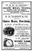 H. & H.R. Pettee, grain, meal, flour // E.D. Barney & Co., meats, provisions, produce // C.H. Chase, watches and clocks - 1864 Advertising