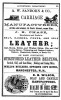 A.W. Sanborn & Co., carriage manufacturers // J.B. Chase, mfg leather items // D.B. Wilson, soap and candle mfg & dealer in hogs - 1864 Advertising