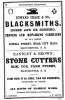 Edward Chase & Co, blacksmiths - Randlet & Brown, stone cutters - 1864 Advertising