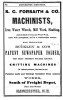 S.C. Forsaith & Co., machinists - 1864 Advertising
