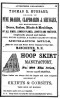 Thomas R. Hubbard, dealer & manufacturer // Hoop Skirt Manufactory - 1864 Advertising