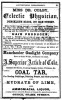 Miss Dr. Colby, ecletic physician // John A. Perry, hair producer (product) // Manchester Gaslight Company - 1864 Advertising