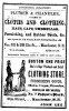 Plumer and Chandler, dealers in cloths and clothing, hats, etc // Clothing Store, John Lee - 1864 Advertising