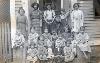 Boudreau Family Manchester NH in front of 50 Orange Street