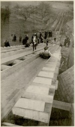  Pine Island Park Roller Coaster being built around  1929