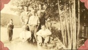 Merrimack Residents c1930: Frank Flanders, Clarence Webster, Bob Schillenger, Ernest Johnson, and Louis Hoffman