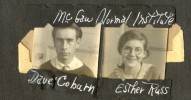 Dave Coburn and Esther Russ of McGaw Institute circa early 1930s