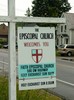 Faith Episcopal Church sign