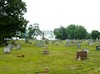 Last Rest Cemetery facing the Congregational Church