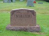 Webster tombstone in Last Rest Cemetery