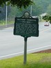 Historic site marker at Thorntons Ferry Cemetery