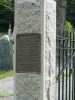 2004 photograph of plaque outside the "Village Cemetery" in Peterborough NH