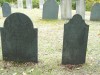 Tombstones - Deacon Ebenezer Bayley (d 1807) and wife Mehitable Bailey (d 1819)