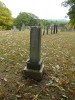 Worthley-Yarrow stone showing view in back