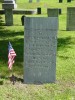 Near this spot rest the remains of / Lieut Winthrop CARTER, Settler of the Revolution. Died June 8, 1808 aged 72 years. Susannah EASTMAN his wife, died May 9, 1828, aged 90 years.