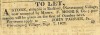 1831 newspaper - Bedford NH store to let