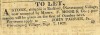 1831 newspaper - Bedford NH store to let
