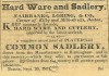 1831 newspaper - Boston MA advertising