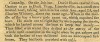 1831 newspaper - article regarding Castine and deaths of children