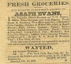 1831 newspaper - Concord NH advertising groceries